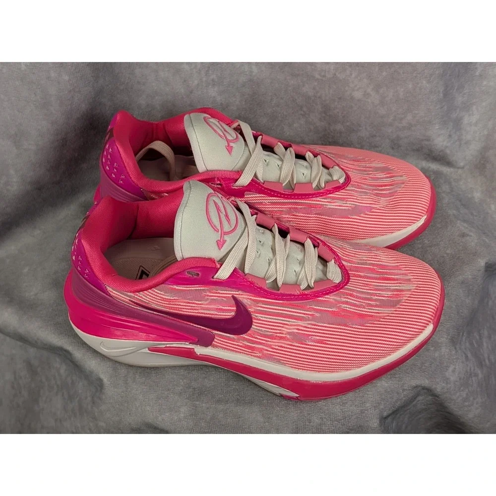 Nike Air Zoom GT Cut 2 GS Hyper Pink White Basketball Shoes DJ6013-602 Kids 4.5Y